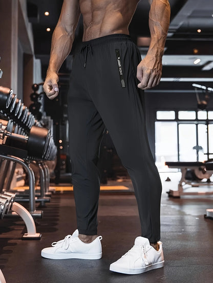 Man Pants Fishing Soft Sweatpants Football Men's Elastic Ice Silk Sports Trousers Baggy Jogging Riding Running Gym sweatpants