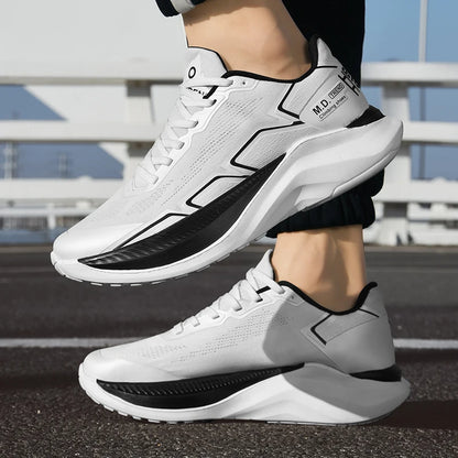 Running Shoes 2024 New White Sports Shoes for Men Man Sneakers Fashion Men Footwear Outdoor Non-slip Gym Wear Resistant Marathon